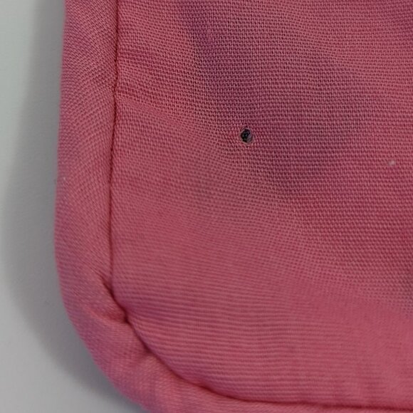 Pottery Barn Teen Pink Navy BLANK Monogram Pillow Cover 18" - Picture 3 of 4